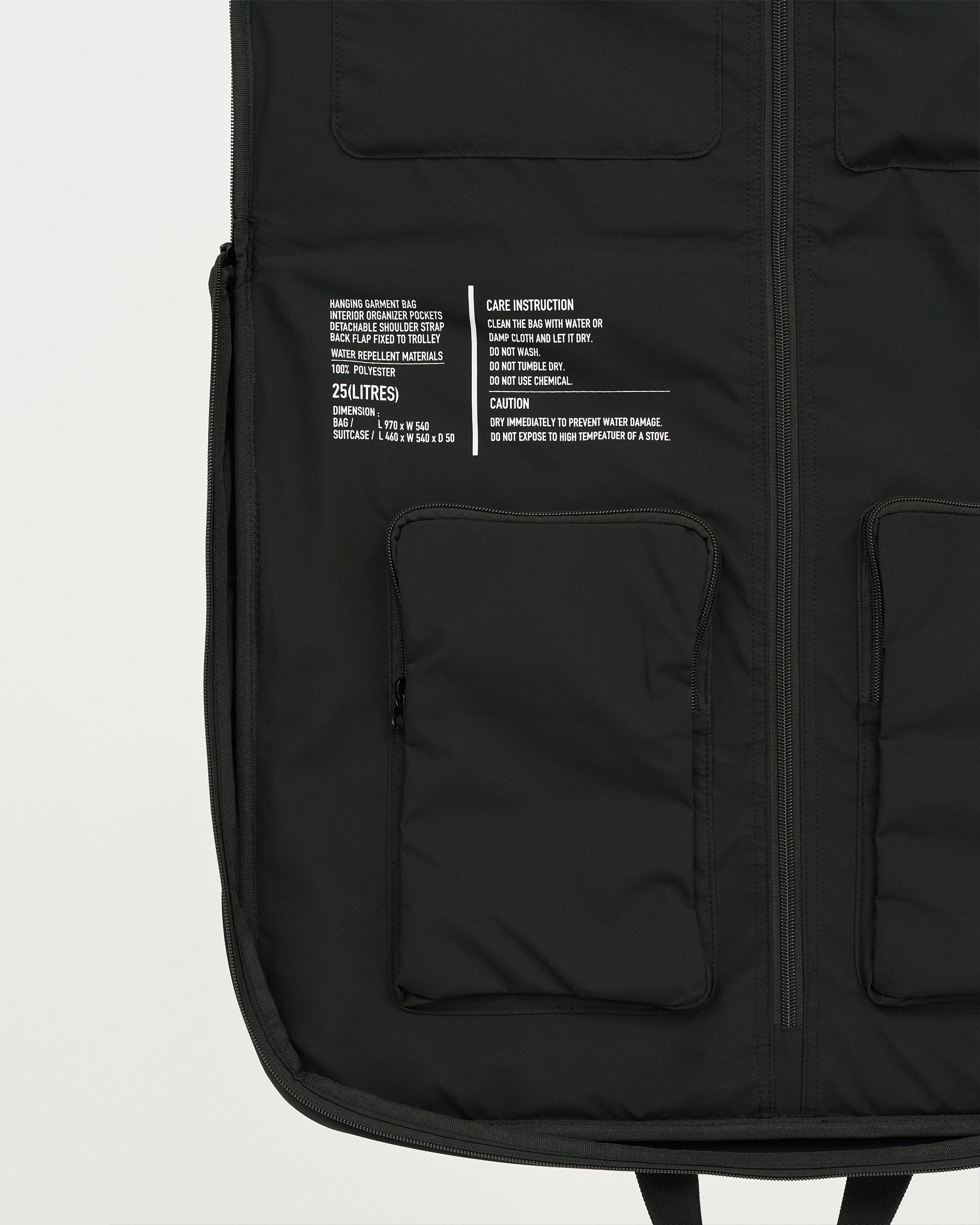 MULTI POCKET GARMENT BAG
