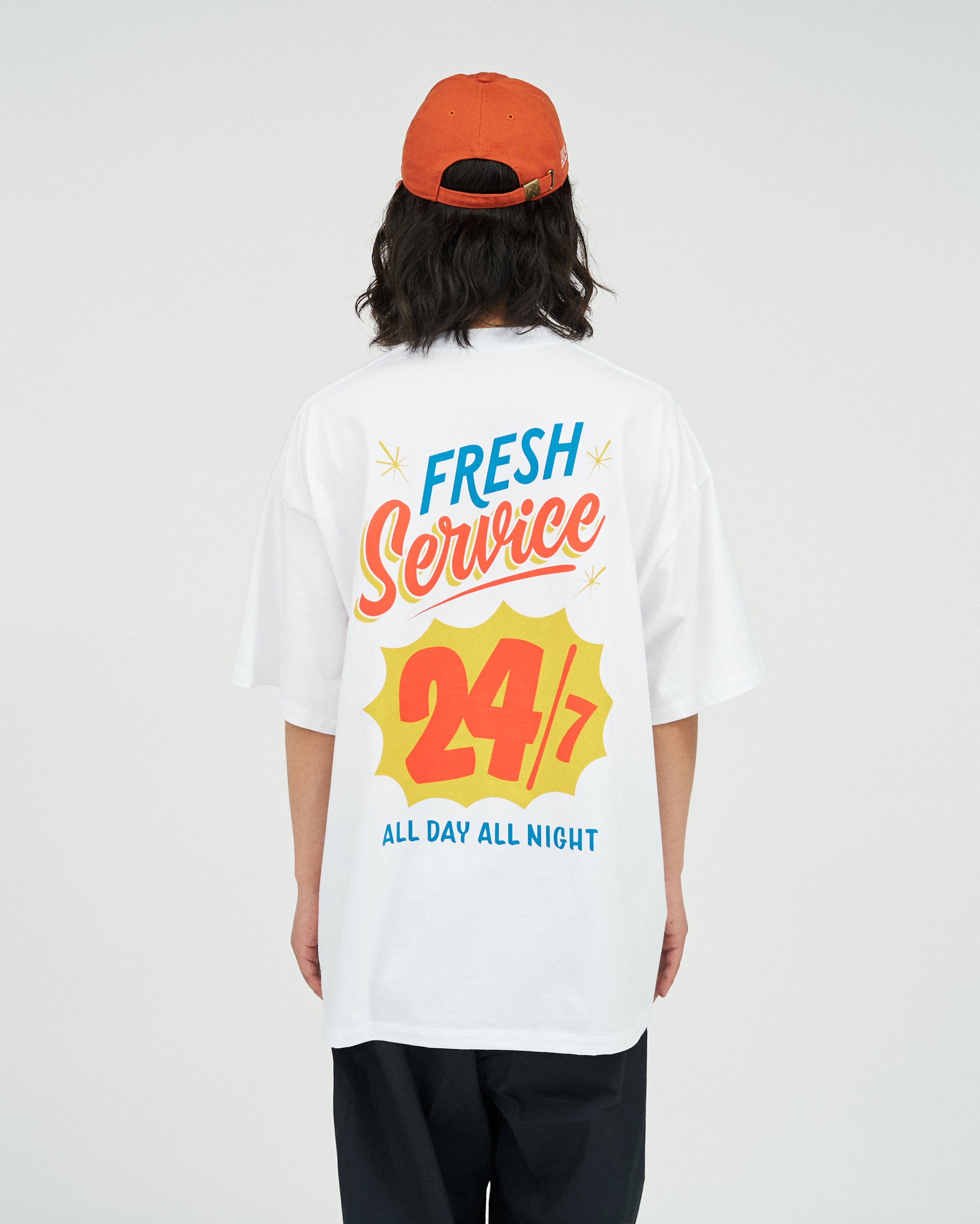 CORPORATE PRINTED S/S TEE “ALL DAY ALL NIGHT”