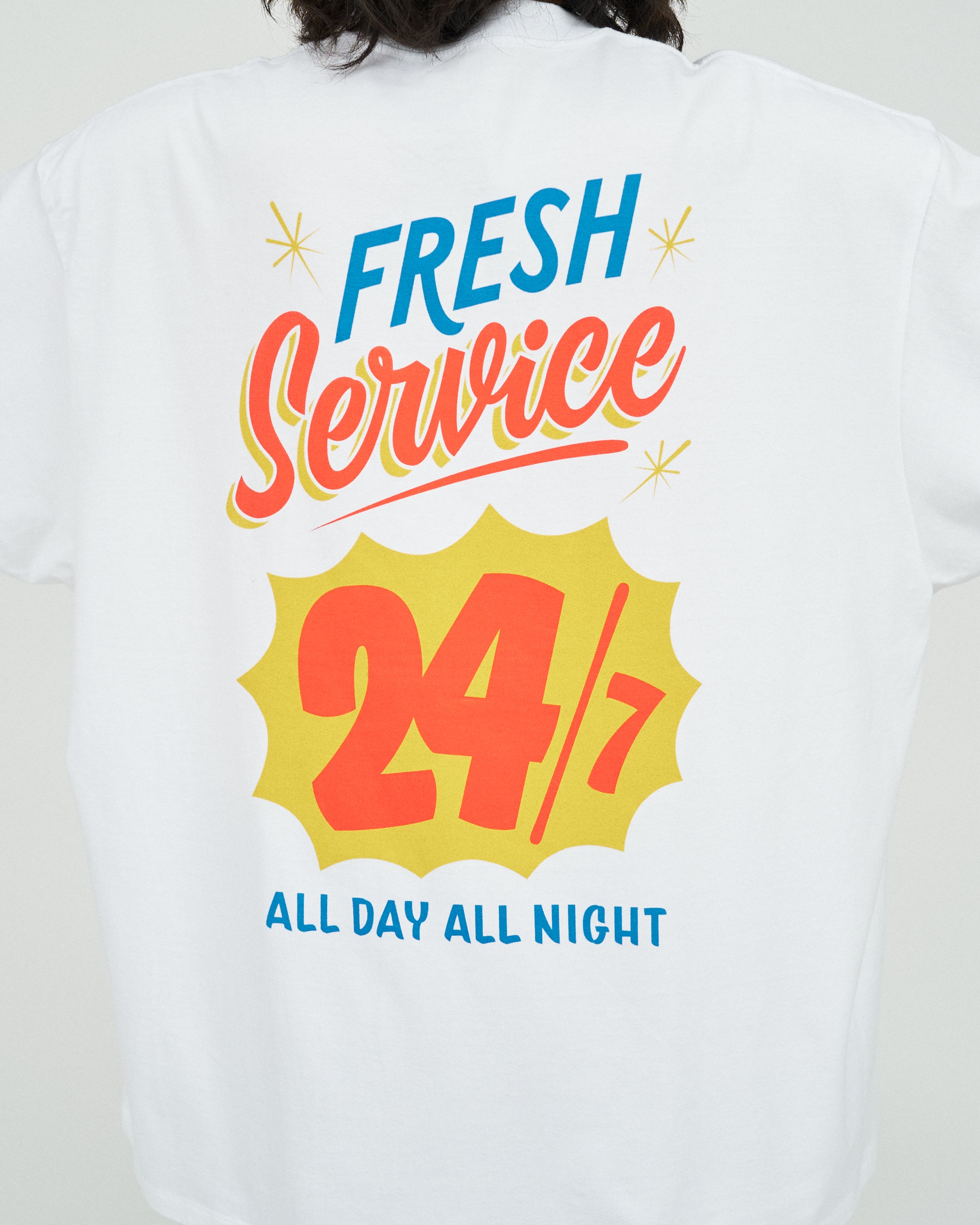 CORPORATE PRINTED S/S TEE “ALL DAY ALL NIGHT”