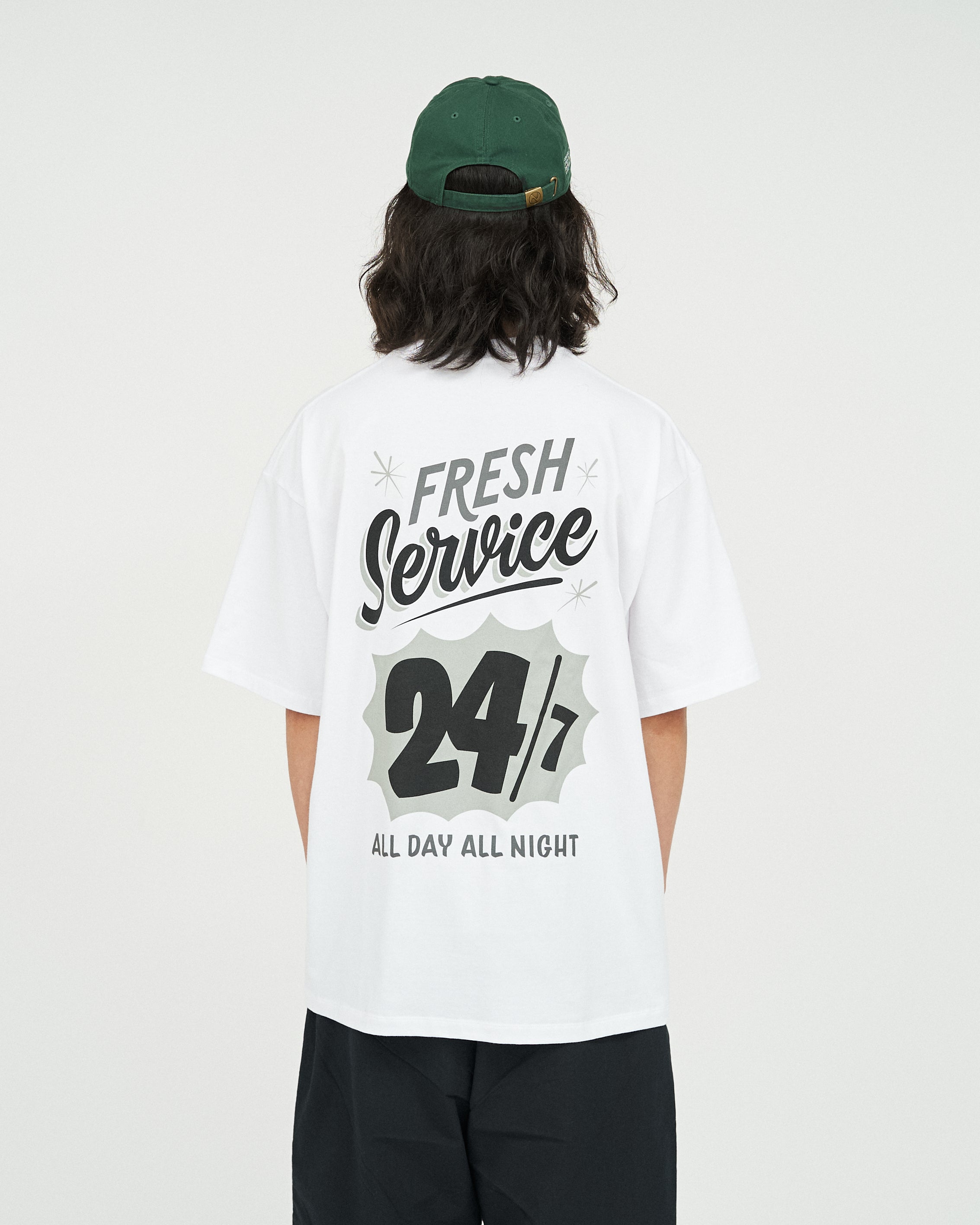 CORPORATE PRINTED S/S TEE “ALL DAY ALL NIGHT”