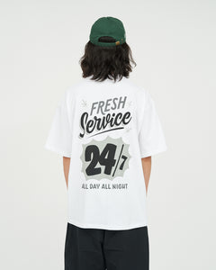 CORPORATE PRINTED S/S TEE “ALL DAY ALL NIGHT”