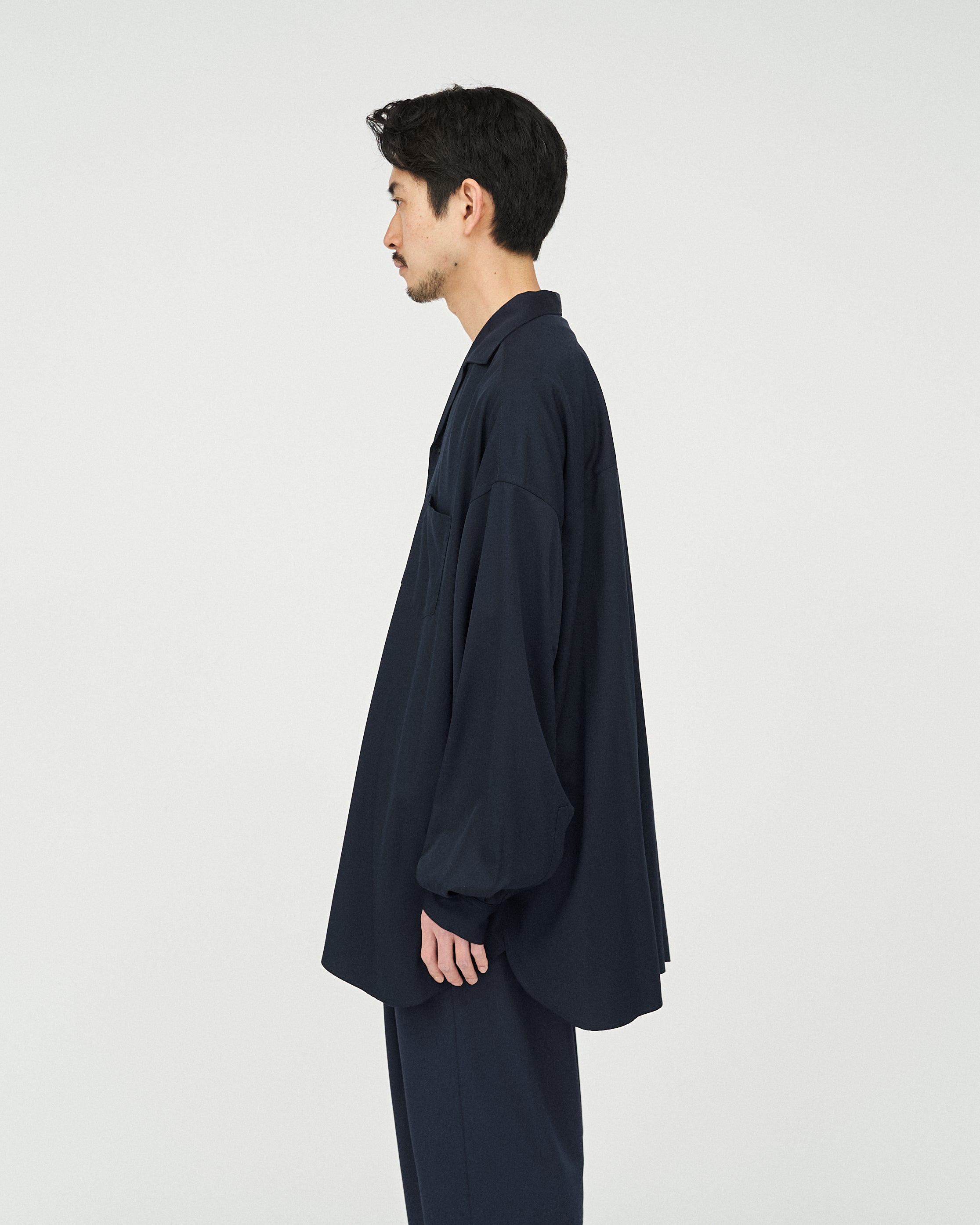 COOLFIBER OPEN COLLAR L/S SHIRT