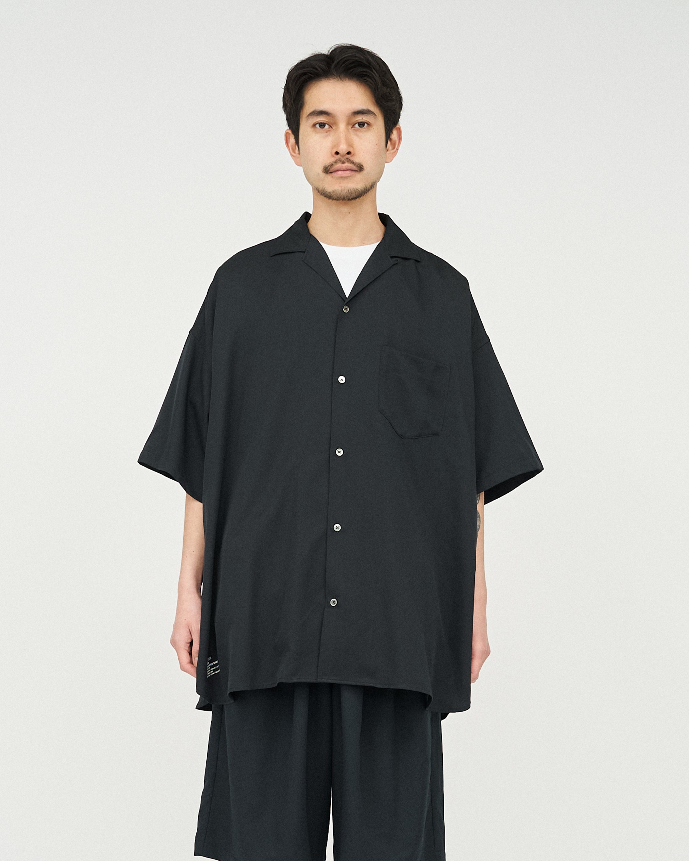 COOLFIBER OPEN COLLAR S/S SHIRT