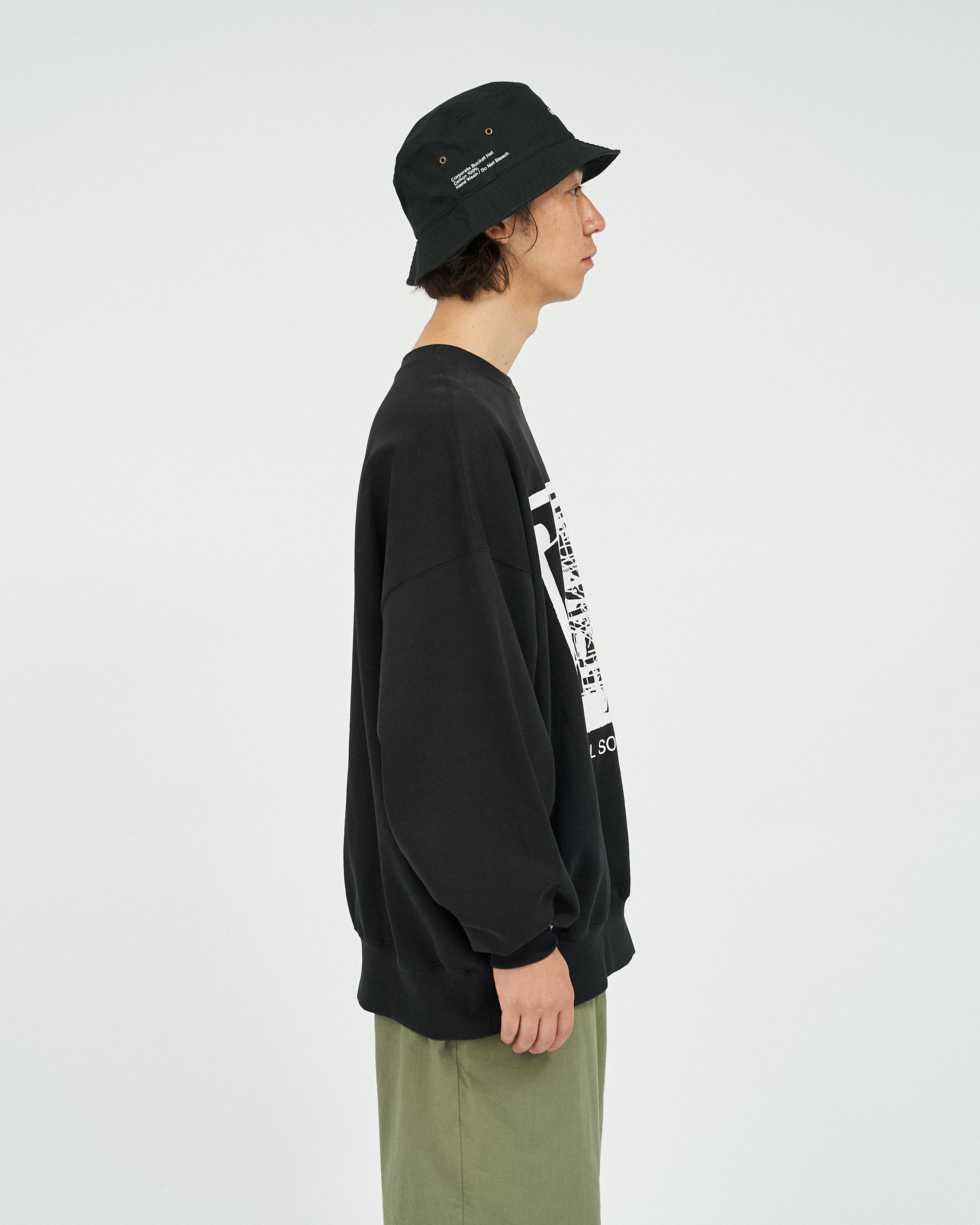 AS×FS LIGHT OZ CREW NECK SWEAT  “LITHOGRAPH”