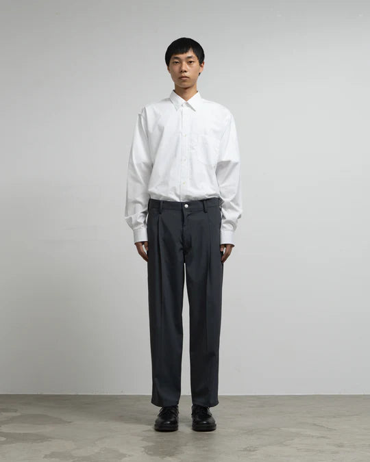 SEMI DULL OXFORD TROUSERS