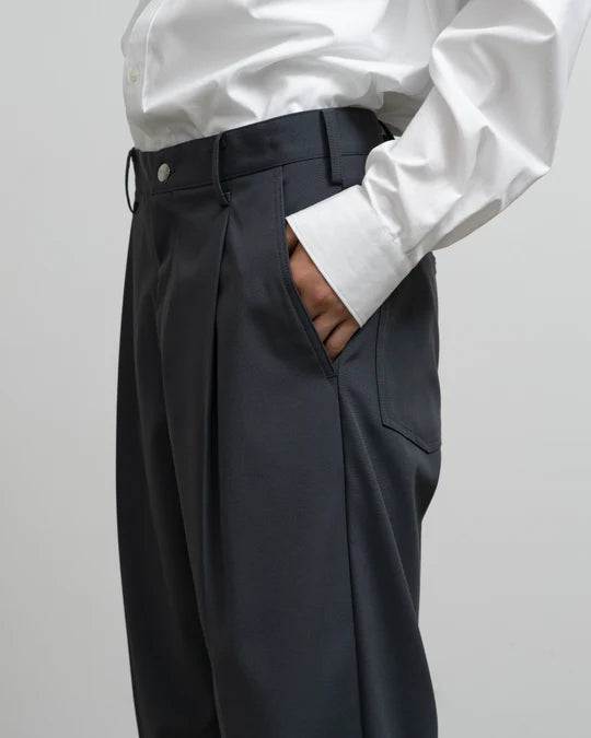 SEMI DULL OXFORD TROUSERS