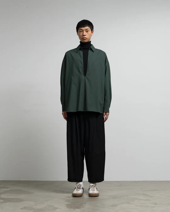 TECHNO WOOL TROPICAL SKIPPER SHIRT