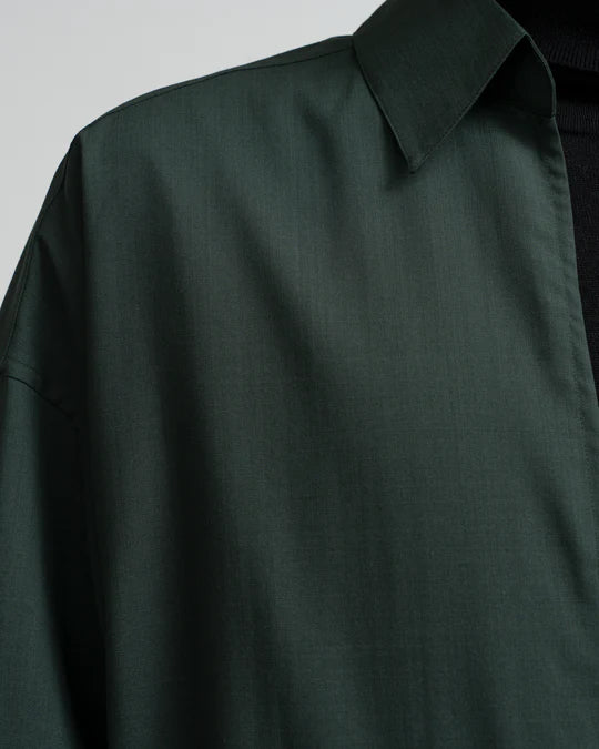 TECHNO WOOL TROPICAL SKIPPER SHIRT