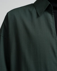 TECHNO WOOL TROPICAL SKIPPER SHIRT