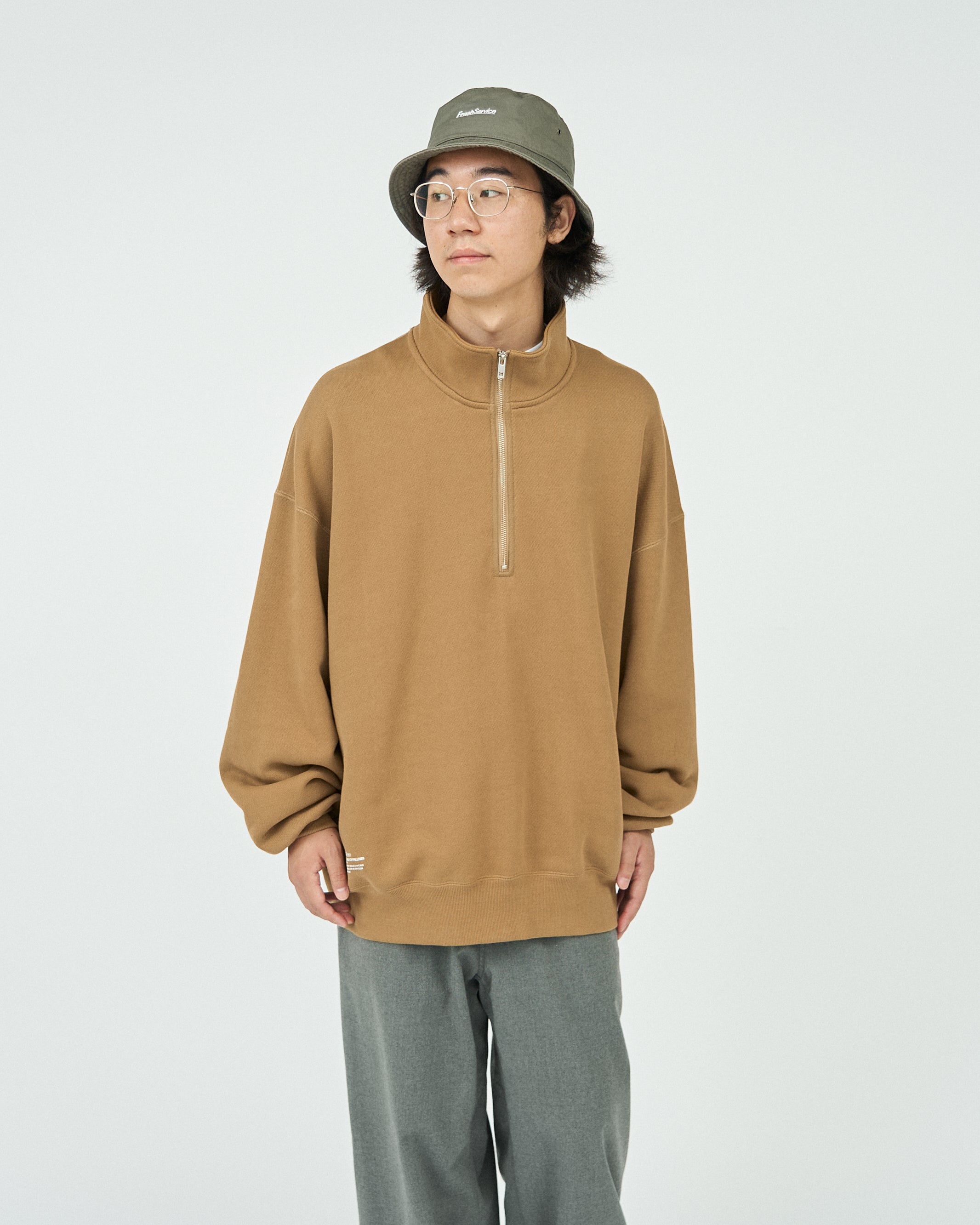 HEAVY OZ HALF ZIP PULLOVER