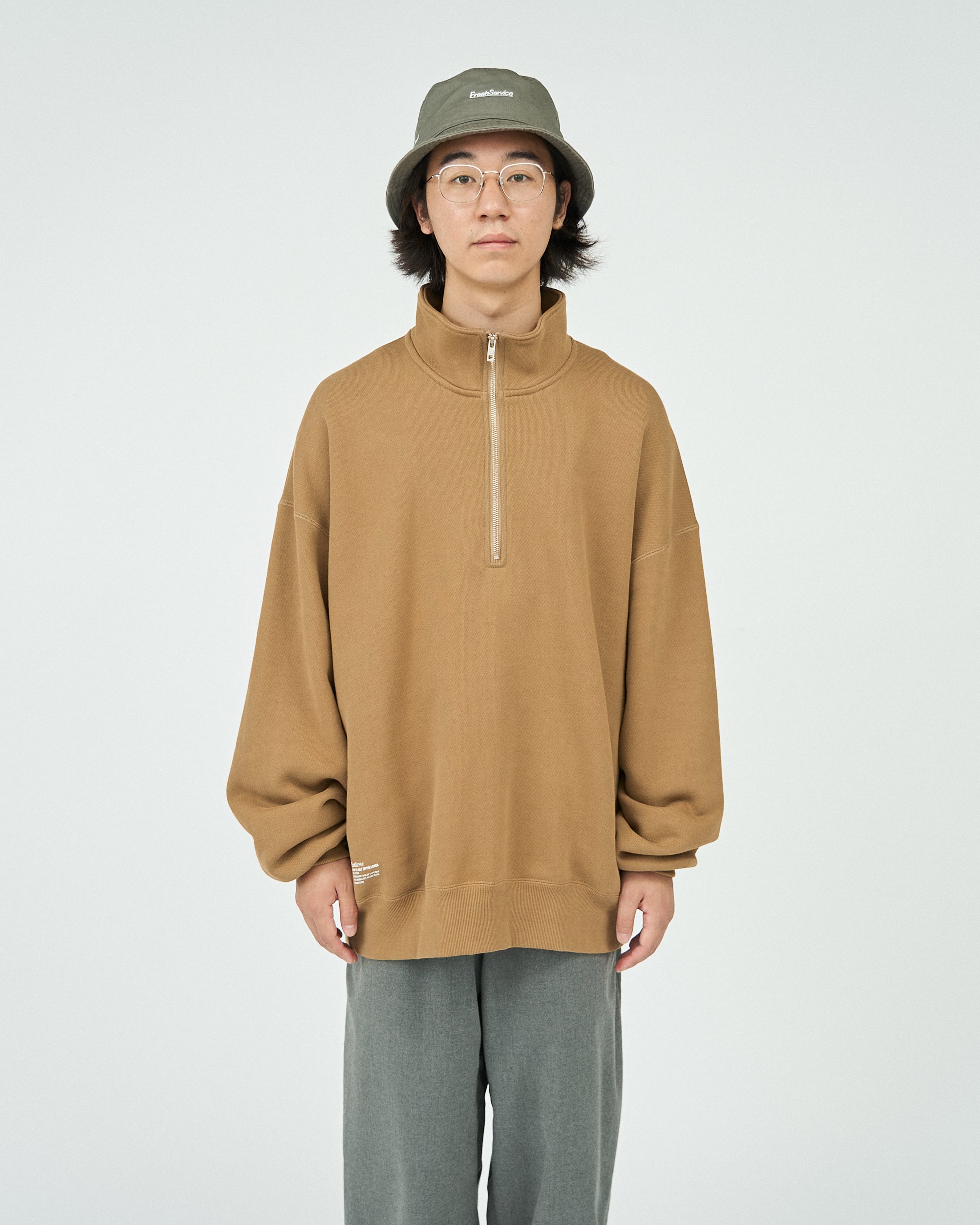 HEAVY OZ HALF ZIP PULLOVER