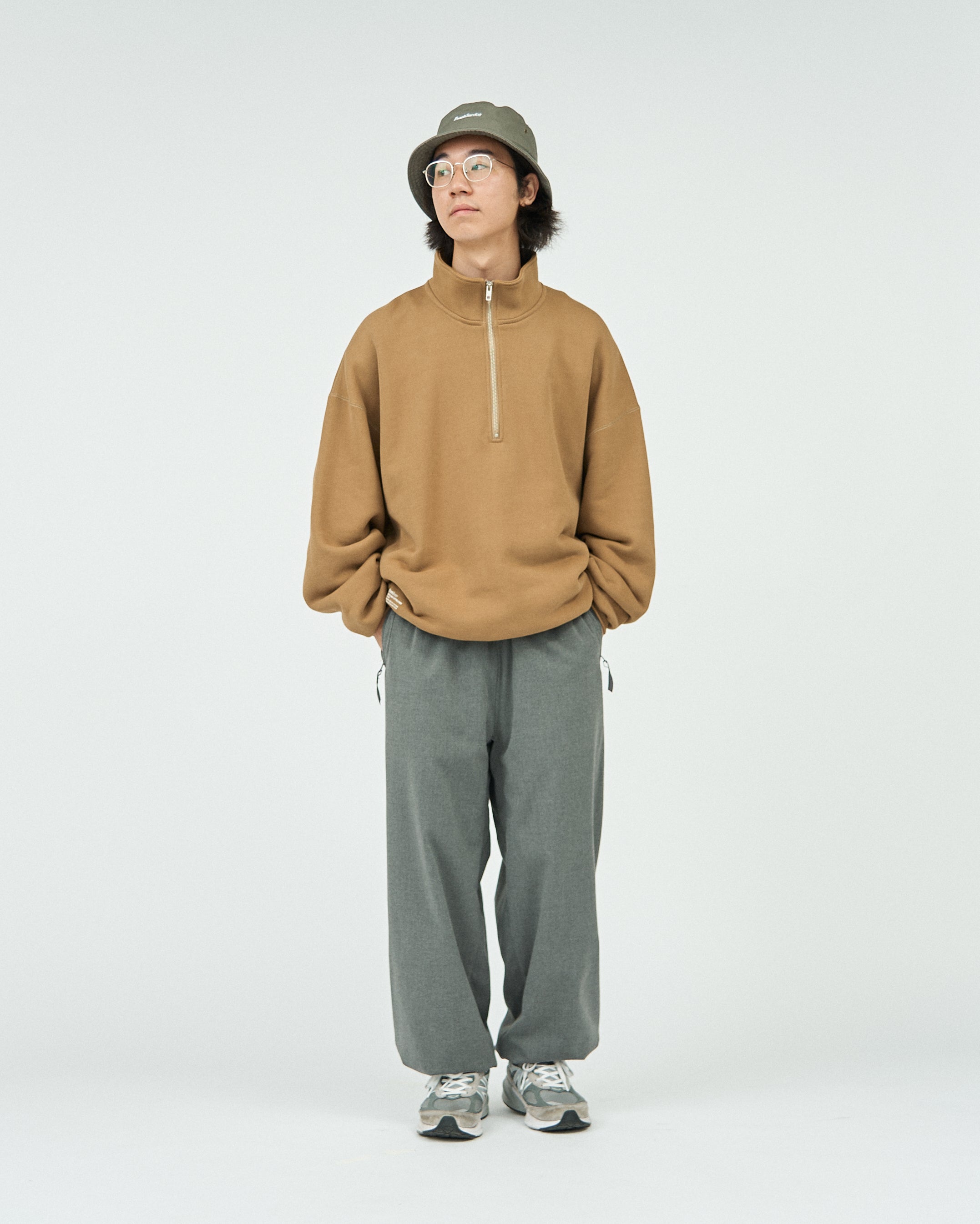 HEAVY OZ HALF ZIP PULLOVER