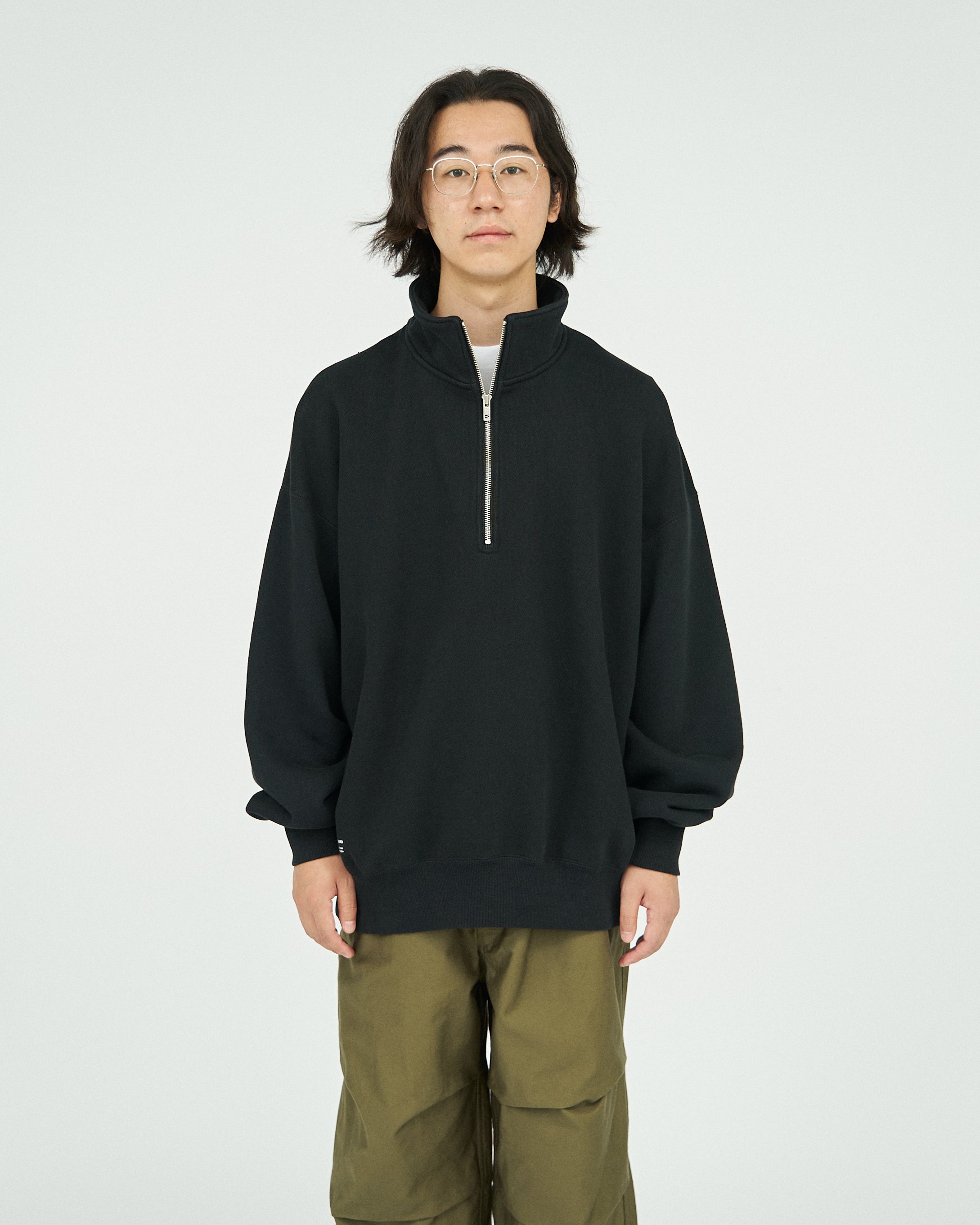 HEAVY OZ HALF ZIP PULLOVER