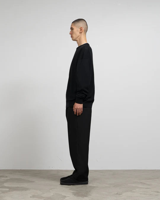 HIGH GAUGE L/S OVERSIZED CREW NECK KNIT