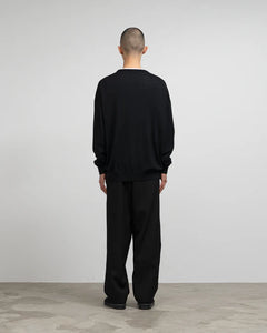 HIGH GAUGE L/S OVERSIZED CREW NECK KNIT