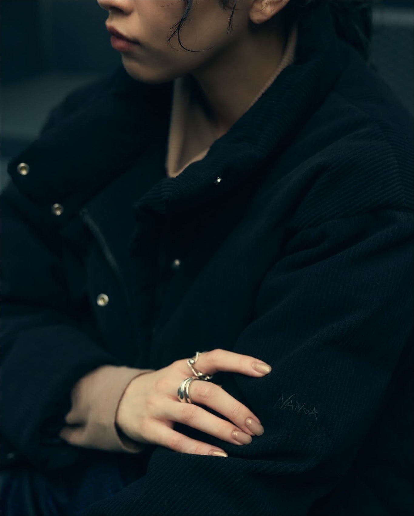 CORDUROY DOWN JACKET