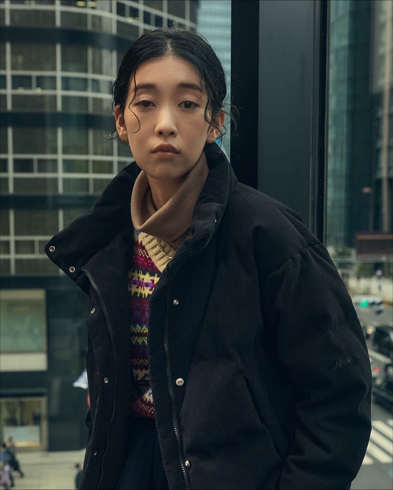 CORDUROY DOWN JACKET