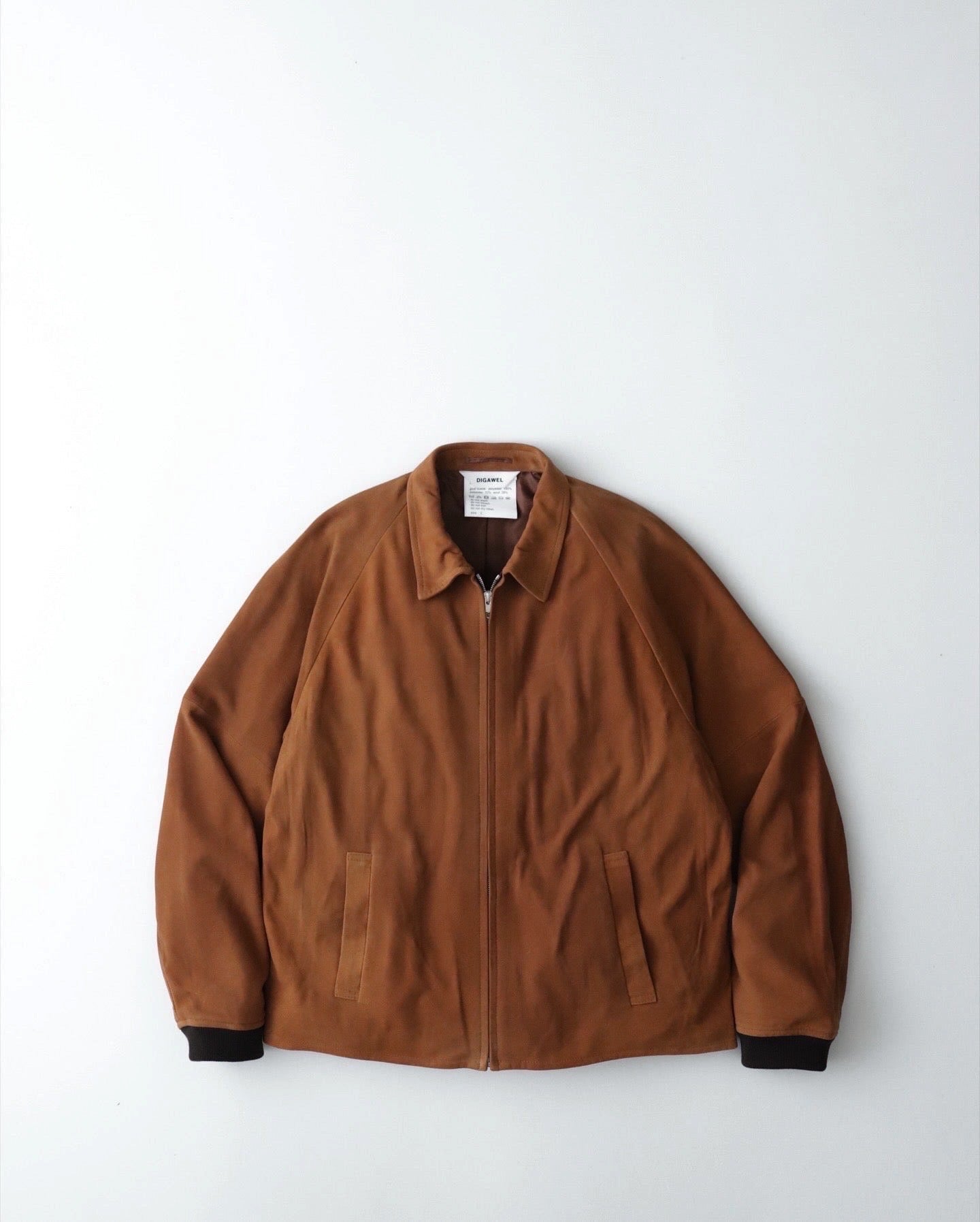 GOAT SUEDE ZIP UP BLOUSON