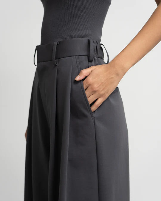COMPACT PONTE WIDE PANTS（WOMEN）