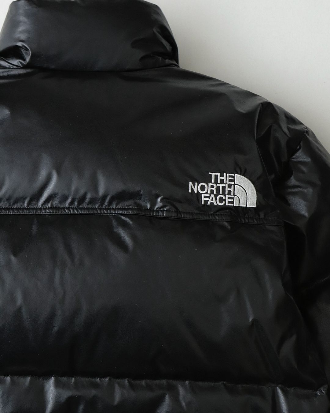 THE NORTH FACE SYNTHETIC LEATHER NUPTSE JACKET