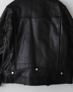 LEATHER DOUBLE RIDERS JACKET