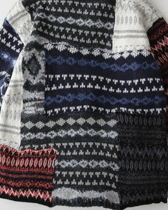 PATCHWORK PULLOVER KNIT