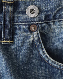 NO.22 WASHED WIDE DENIM PANTS