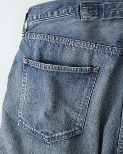 NO.22 WASHED WIDE DENIM PANTS