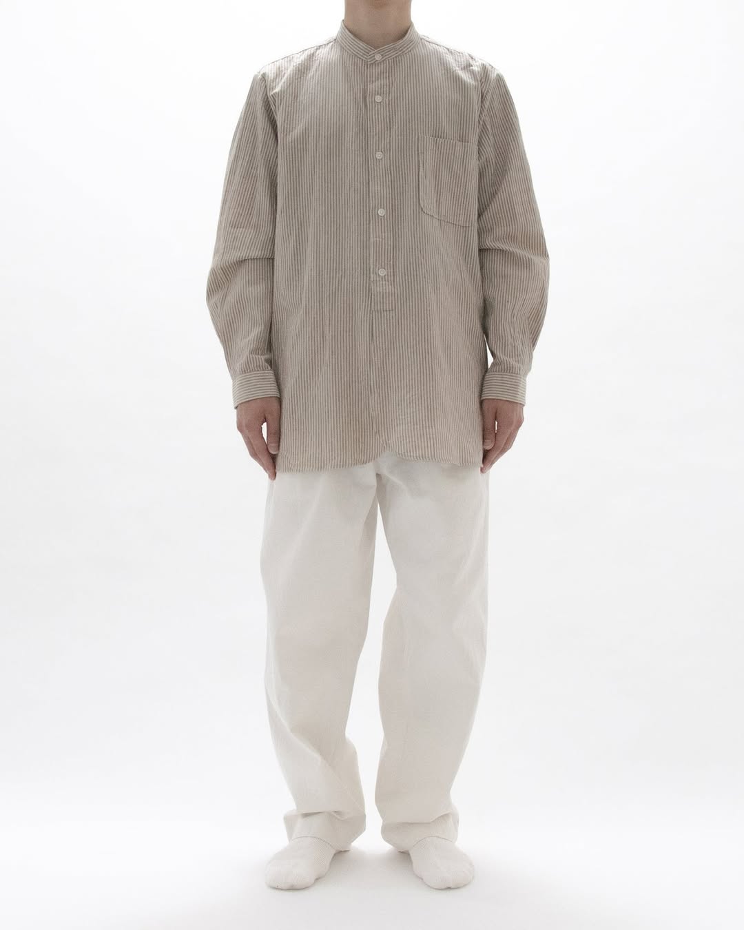 STAND COLLAR SHIRT