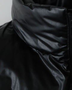 THE NORTH FACE SYNTHETIC LEATHER NUPTSE JACKET