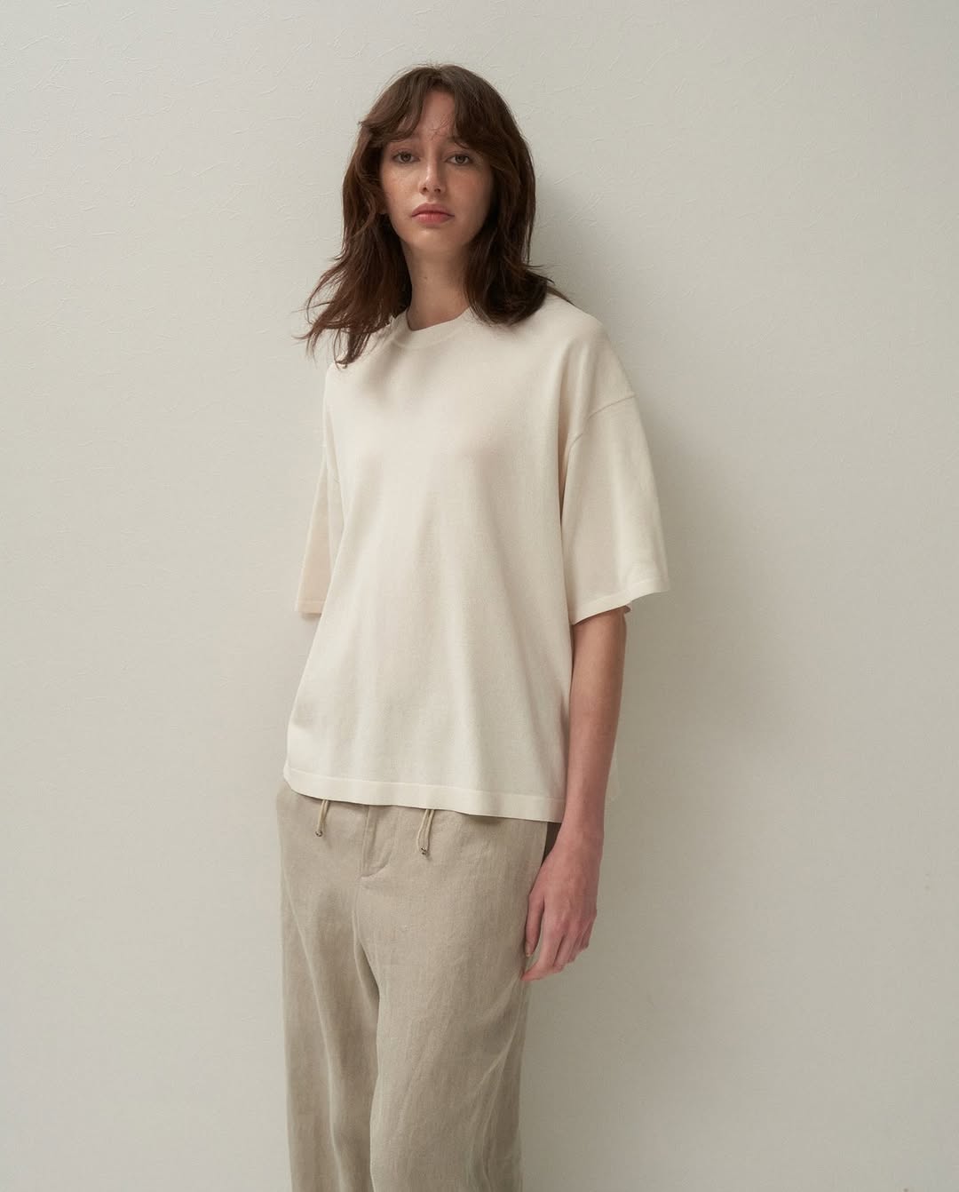WASHI KNIT CREWNECK SWEATER（WOMEN）
