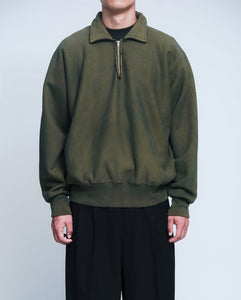 VINTAGE HALF ZIP SWEAT SHIRT