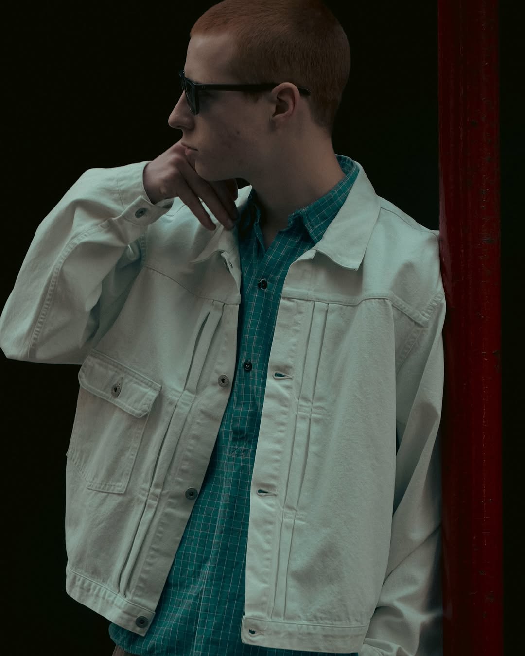 DENIM TRACKER JACKET