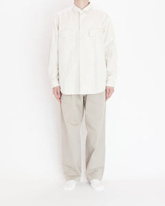 BUTTON SHIRT FLAP POCKET