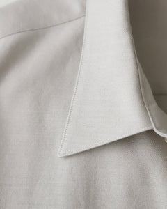 SILK COTTON OXFORD REGULAR COLLAR SHIRT
