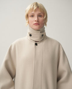 SUPER 120S DOUBLE MELTON BALMACAAN COAT（WOMEN）