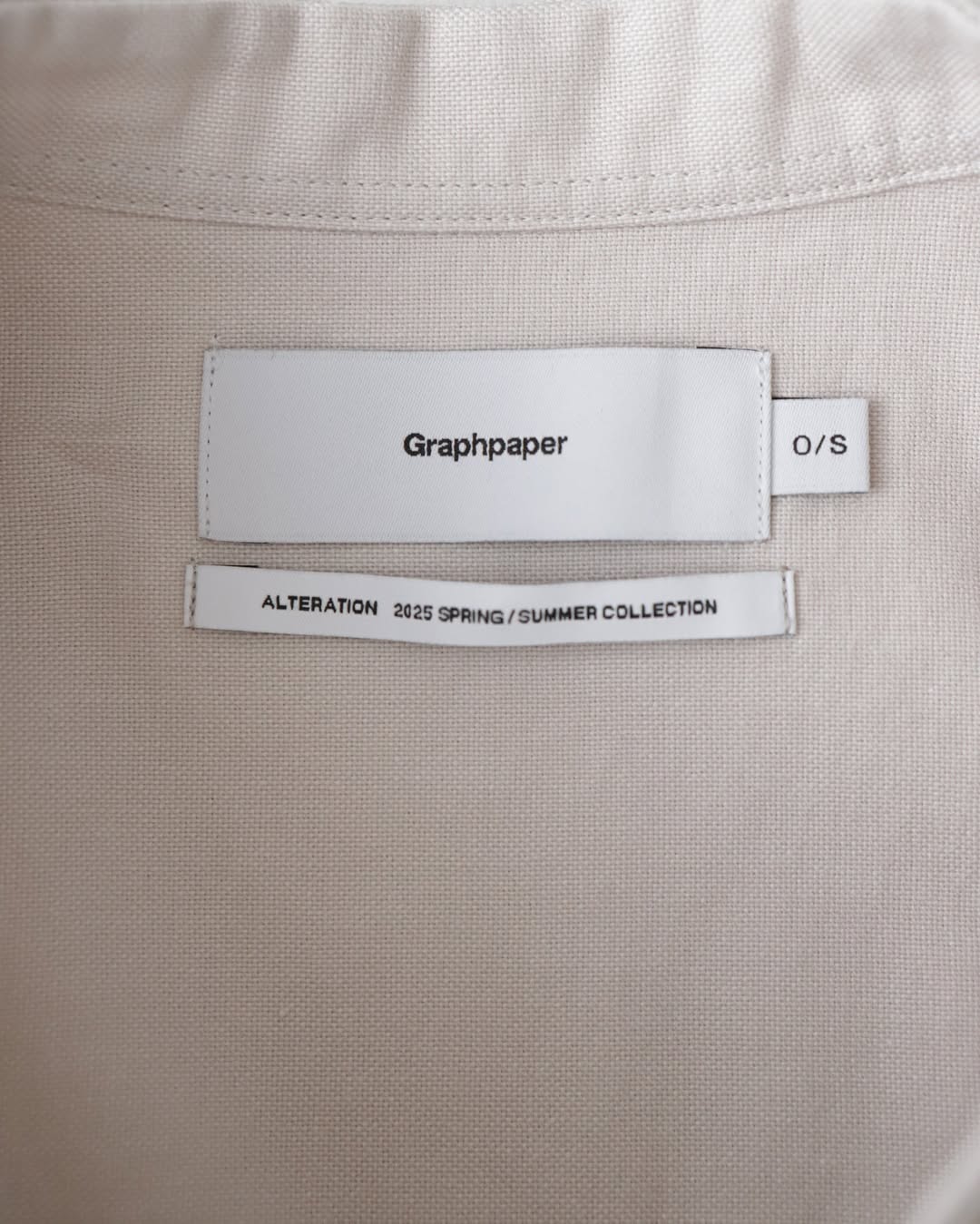 OXFORD OVERSIZED BAND COLLAR SHIRT
