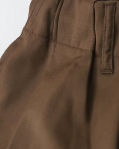 CIRCULAR PANTS BROWN TWILL