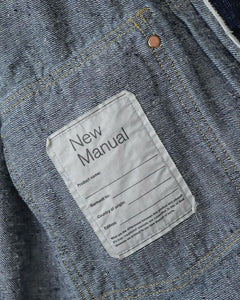 NEW MANUAL T-BACK DENIM JACKET