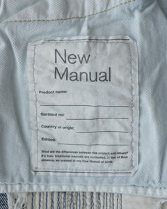 NEW MANUAL DENIM PANTS