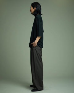 WOOL TROPICAL HAREM PANTS