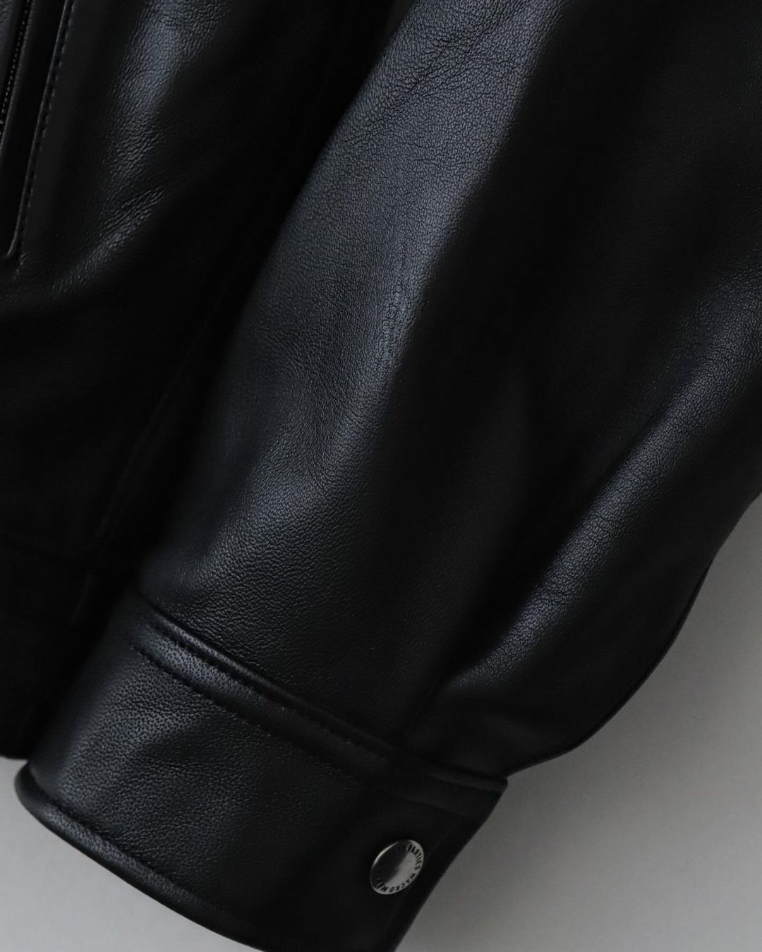 LEATHER SINGLE RIDERS JACKET