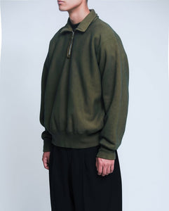 VINTAGE HALF ZIP SWEAT SHIRT