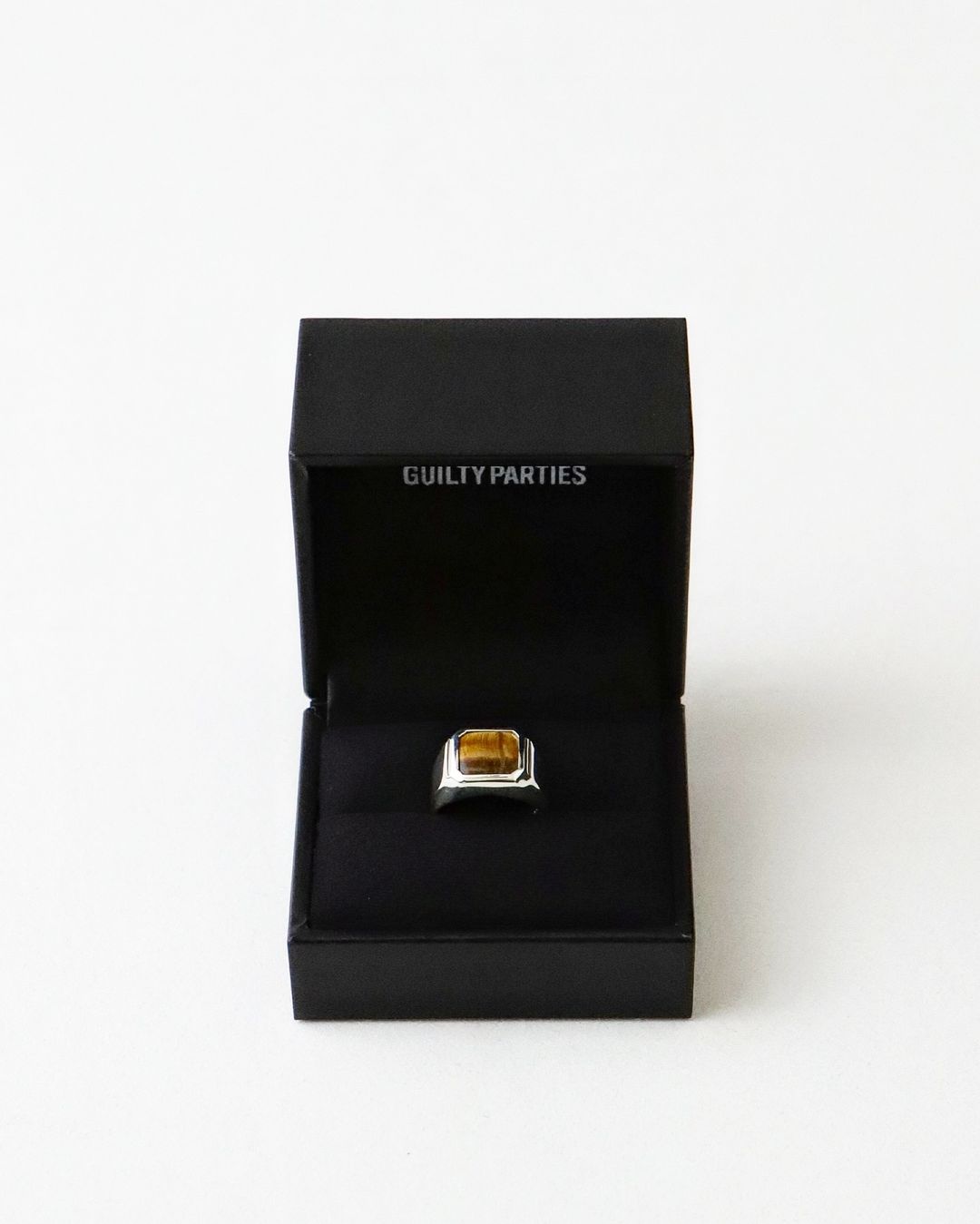 TIGER'S EYE SIGNET RING