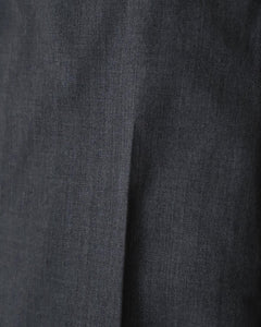 UNLIKELY BACK STRAP PLAIN FRONT TROUSERS WOOL SERGE