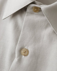 SILK COTTON OXFORD REGULAR COLLAR SHIRT