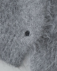 ALPACA FUR STAND COLLAR CARDIGAN（WOMEN）