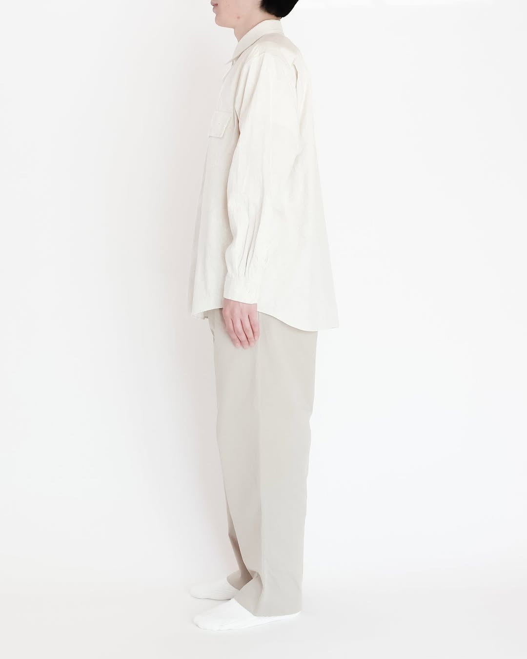 BUTTON SHIRT FLAP POCKET