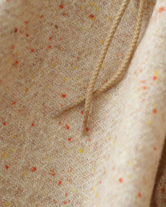 CIRCULAR PANTS CREAM NEP HARRIS TWEED