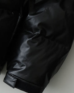 THE NORTH FACE SYNTHETIC LEATHER NUPTSE JACKET